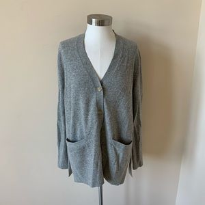 Everlane gray cashmere button down cardigan #6122
